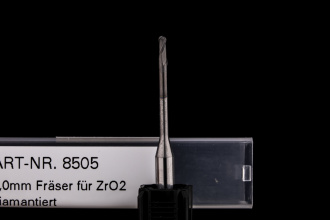 2,0mm Radiusfräser, diamantiert für ZrO2